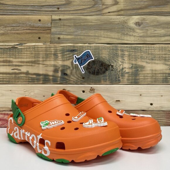 Anwar Carrots X Crocs All Terrain Clog Slip-On Shoes US Men’s 12 Orange NEW RARE main image 5
